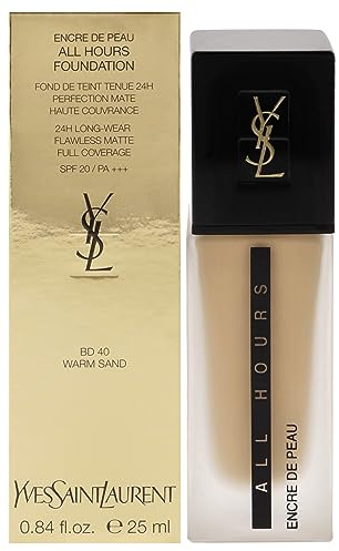 Yves Saint Laurent YSL Encre De Peau All Hours Foundation Bd40 - Warm Sand, 04 Biscotto, 30ml