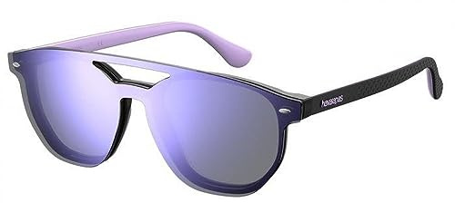 Havaianas Unisex 202843 Sunglasses, Black Lilac, 51 mm
