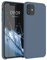 kwmobile Hülle kompatibel mit Apple iPhone 11 Hülle - Silikon Handy Case - Handyhülle weiche Oberfläche - kabelloses Laden - Dunkler Schiefer