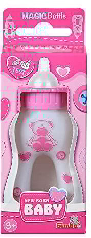 Simba Born Baby Magisches Milchfläschchen / Milchflasche mit verschwindender Milch / 13cm