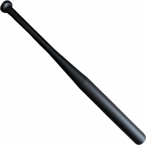 Mazza da baseball in alluminio, 76 cm, 1077,3 g, per softball, pratica di battuta, pickup, in metallo, 76 cm, nera