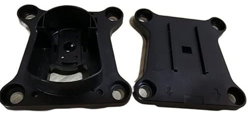 ANKAAD Zubehör für Drohnen for Yuneec Typhoon Q500 4K RC Quadcopter Ersatzteile Obere Steckplatzabdeckung Untere Steckplatzabdeckung Stoßdämpferkugel for CG03 Kamera PTZ (Color : Upper Lower Cover)