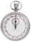 Mechanische Stoppuhr, Rund 30 S/Umdrehung 0, 1 S, Tragbarer Sport Chronograph, 6 Stunden Kontinuierliche Reise, Metallstruktur, Analoge Stoppuhr mit Aufhängeöse, für Den Physik und Sportunterricht