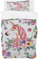 Zomer Bettwäsche Set 135x200 Bettwäsche 2tlg Weich Mikrofaser Bettbezug - 1 Bettdeckenbezug + 1 Kissenbezug 80x80cm mit Rosa Einhorn