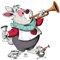 Star Cutouts SC4244 White Rabbit Star Mini Cardboard Cutout Disney's Alice in Wonderland Prop Themed Party Decoration