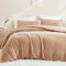 AShanlan Winter Feece Bettwäsche 135x200 Cashmere Touch Super Warme Sherpa Bettbezug Flauschig Teddy Fleece Flanell Deckenbezug mit Reißverschluss und Kissenbezug 80x80 cm Khaki