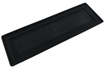 Oakland Gardens Large 86.5cmWatering Tray Windowsill Plant Pot Planter Saucer Water Drip Base Trays | Black | (86.5cm | Pack of 1)