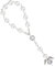 Fogcays Couronne de Chapelet de Voiture Perles Croix Crucifix Auto-Rosenkranz-Kette Schutzengel-Rosenkranz für Männer und Frauen Kristallperlen für Den Rückspiegel Innenspiegel, Idealer Begleiter
