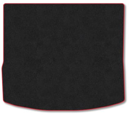 Ford Focus (2011-2018) [Estate] Carpet Boot Mat | Red Edge Trim Tailored Fit Boot Liner Full Coverage Protection Accessories Easy Clean Anti Slip Made in the UK