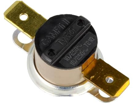 JCSPARES® - Termostato Regolatore di Temperature TY60 S200 70 Gradi per Resistenza Forno Compatibile con Smeg per Modelli: SI850 SF750 SC850 CX68M Ed Ulteriori