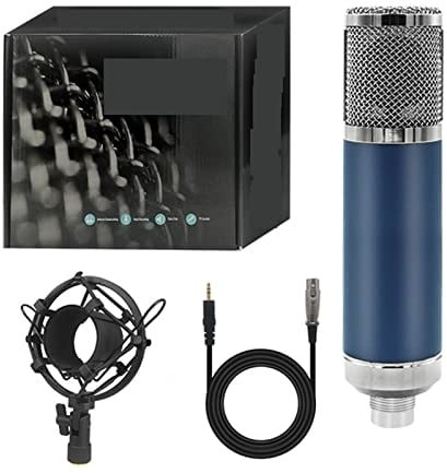 Msuiiixcccc F22 Condenser Professional Microphone Large Diaphragm Microphone for Computer/Laptop Gaming Recording Singing Podcast Living (Color : 26mm Capsule)