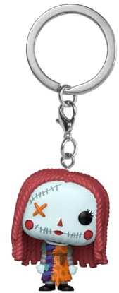 POP Funko Keychain: Disney Nightmare Before Christmas - Sally - Patchwork | Offizieller Fanartikel und Merch - Schlüsselanhänger mit Mini Figur für Tasche und Rucksack - Wichtelgeschenk und Mitgebsel