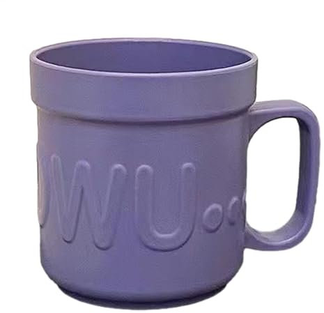 Tooth Brush Holder, Bathroom Tumbler Mug, 400ml Capacity Cup, Ergonomic Handle, Multi-Purpose Storage, 4.53 * 3.35 * 3.54 Inches, Ideal for Toothbrush Toothpaste Combs Eyeglasses