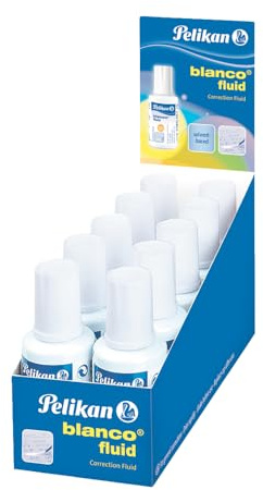 Pelikan 10 Stück Korrekturflüssigkeit Blanco Fluid 20 ml
