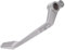 Palanca de Freno Trasero para Motocicleta, Palanca de Pie de Freno Trasero de Aluminio CNC Plateado, Reemplazo para CBR 600 RR 2007-2012