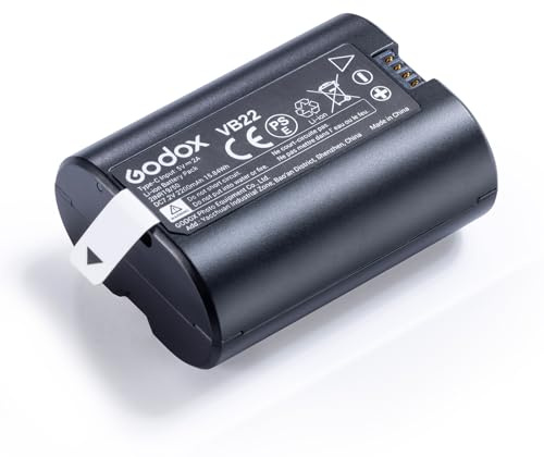 Godox VB22 Battery for V480, Battery Replacement with USB C Port for V480C V480S V480N V480O V480F Camera Flash Speedlite