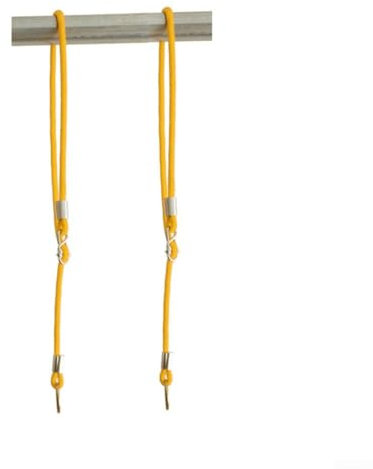 2 robuste Schaukelseile für den Außenbereich, verstellbare Länge von 110 bis 180 cm, für alle Ihre Schaukelbedürfnisse (gelb)