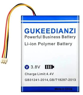 Ersatz-Tastaturakku 533-000112, 1650 mAh, kompatibel mit Logitech IIIuminated Wohnzimmer-Tastatur K830, hohe Kapazität, Li-Ionen-Polymer, mit professionellem Reparaturwerkzeug-Set