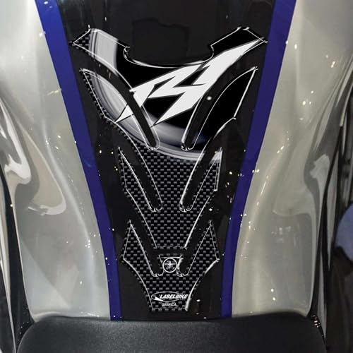 LABELBIKE 3D Aufkleber Motorrad Tankpad kompatibel mit Yamaha