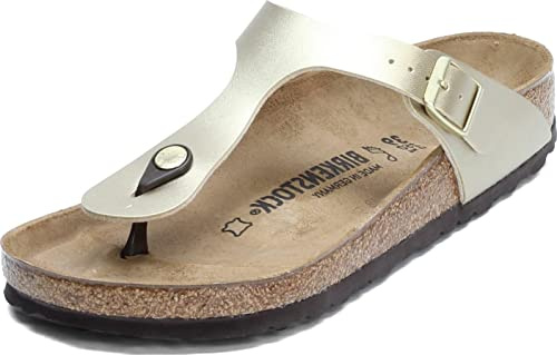 BIRKENSTOCK Women's Gizeh Gold Birkoflor 37 R