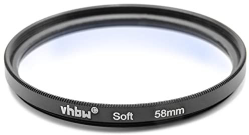 vhbw Filtre à Effet Flou Artistique pour appareils Photos, Reflex numériques Compatible avec Canon, Nikon, Olympus, Panasonic, Sony - 58 mm