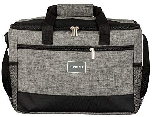 B.PRIME Classic Bolsa Nevera de 20l I 36 x 26 x 22 cm I Bolsa Aislante I Nevera para Picnic y Camping I Bolsa isotérmica para el Aire Libre I Viajes I Compra I Coche I Deportes