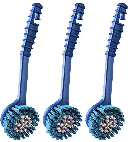 Natural Cleaning Dish Brush - Pack of 3 - Utensil Brush Cleaner - Dish Brush Eco Friendly - Large Stiff Dishwashing Brush - Dishwasher Cleaner Brush