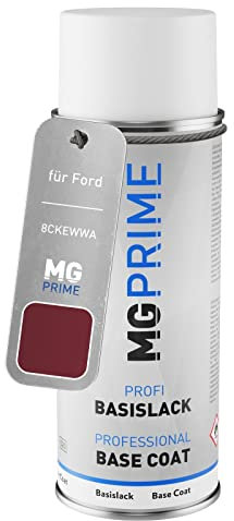 MG PRIME Autolack Spraydose für Ford 8CKEWWA / PN3JZ0 / 7 Gris Avalon Metallic/Avalon Grau Metallic Basislack Sprühdose 400ml