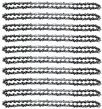 SECURA 10x Sägekette 40cm 3/8 56 TG 1,3 mm kompatibel mit Dolmar Dynamac Efco Matrix Zenoah Motorsägen