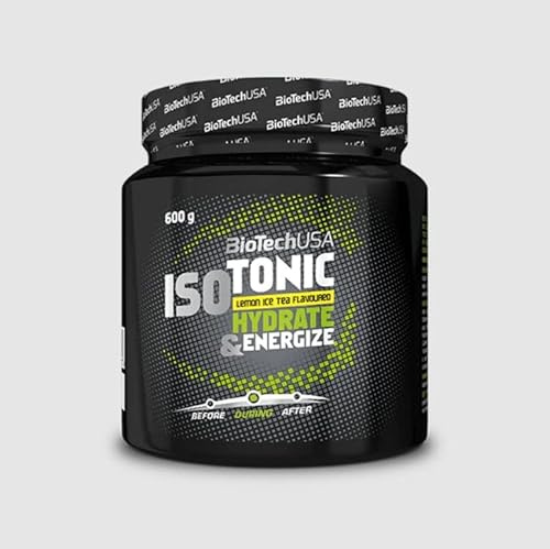 BioTechUSA IsoTonic | isotonisches Getränkepulver | Komplexe Hydratation | Mit Kohlenhydraten & Elektrolyten | für lange Belastungen | Vegan | 600g, Orange-Mango