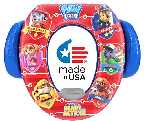 Nickelodeon PAW PatrolReady for Action Soft Potty Seat and Potty Training Seat - Soft Cushion, Baby Potty Training, Safe, Easy to Clean