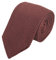 WANYING Herren 7cm Schmale Strickkrawatte 2,75 Zoll Gestrickte Narrow Krawatte Retro Sporty Casual Büro Basic für Gentleman - Einfarbig Braun