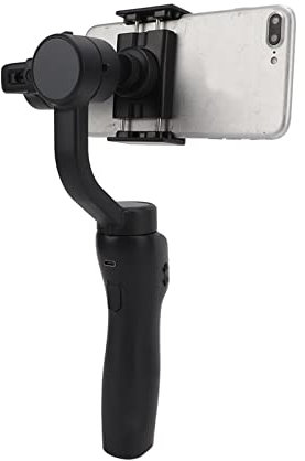 ASHATA 3-Achsen-Stabilisator, F8 DREI-Achsen-Handheld-Gimbal-Stabilisator, Vlogging-Live-Übertragung, Anti-Shake-Telefonhalterung, für Smartphone-Vlog-Youtuber-Live-Videoaufzeichnung