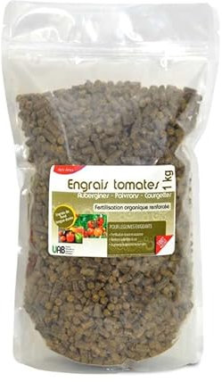 Engrais professionnel tomates et légumes du soleil UAB - Sachet 1 kg