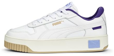 PUMA Carina Street, Sneaker Donna, White White Elektro Purple Frosted Ivory, 38 EU