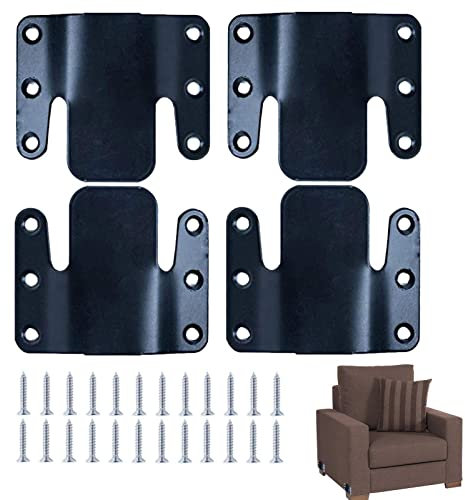 Connettore per mobili ad Incastro,Divano componibile Universale ad Incastro - Connettori per divani componibili con 24 Viti, Fornitura Domestica