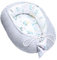 Warmes Nestchen Baby 90x50 cm - Kuschelnest Neugeborene Nestchen Winter/Herbst Kokon Babynest Wassertiere Hellgrau