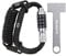 FD-MOTO Motorcycle Helmet D-Lock 4-Digit Security Bike Lock - Black, 1 Pack