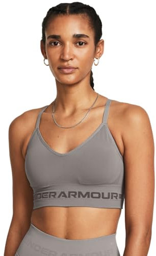 Under Armour Damen Sport-BH Pewter-Fresh Clay M