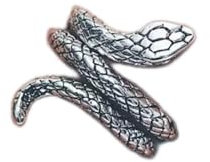 Yienate Gothic Schlange Knöchel Ring Vintage Silber Kobra Wrap Ring Geist Schlange Öffnung Joint Finger Ring Punk Aussage Schlange Manschette Ringe Halloween Tier Medusa Kostüm Ring Für Frauen