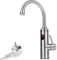 Elektrisch Wasserhahn mit Durchlauferhitzer 230V,CEIEVER Elektrische Heizung Wasserhahn LCD Temperaturanzeige 360°Misch Drehung KüChenarmatur Armatur mit Sofortiger Warmwasserbereiter für Küche