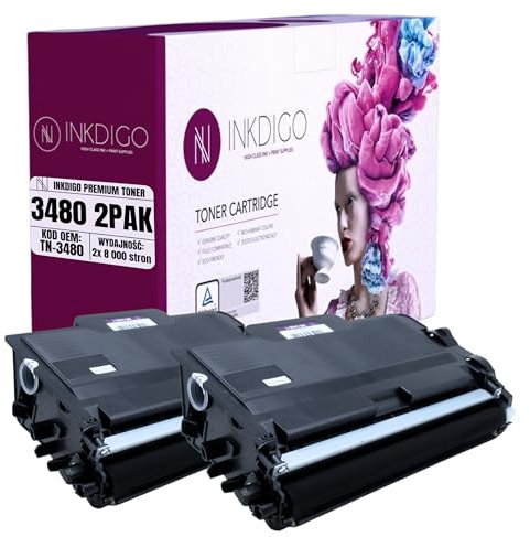 TN3480 XL 2er-Pack - Premium TÜV Toner Schwarz Kompatibel für drucker Brother HL-L5100DN MFC-L5750DW MFC-L5700DW HL-L5200DW HL-L5000D HL-L5200DWT L6250 L6300 L6400 MFC-L5700 L5750 L6800 L6900 2er-Pack