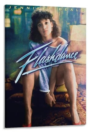 LIANGSHUANG 1983 Romantisches Drama Dance Film Flashdance Poster Poster Coole Kunstwerke Malerei Wandkunst Leinwanddrucke Hängende Bild Poster 20 x 30 cm