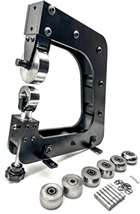 Quaintfab -Heavy Duty 8 Throat Depth Mini Benchtop English Wheel, Vise-Mount and Table Mount