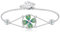 Vierblättriges Kleeblatt Armband S925 Sterlingsilber Keltisches Knotenblatt Armband St. Patrick'S Day Armband Irisches Grünes 4 Blättriges Kleeblatt Armband Schmuck Geschenk Für Männer Und Frauen