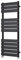 NRG 1200 x 450mm Designer Flat Panel Heated Towel Rail Radiator Bathroom Central Heating Rad Ladders Black