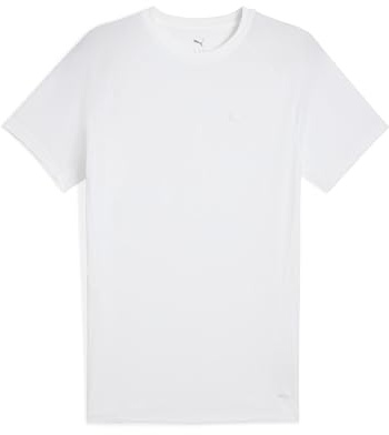 Puma Unisex Evostripe Tee T-Shirts, Puma White, L EU
