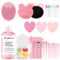 Makeup Brush Cleaner Kit With Cleaning Solution, Mat, Brush Set, Facial Cleansing Brush, Powder Puffs, Sponges for Foundation 5.3 FL.OZ