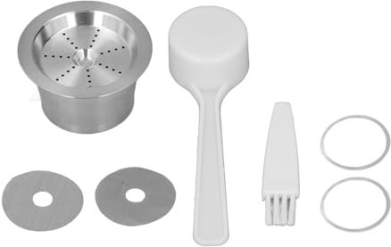 Nachfüllbare Kaffeekapseln aus Edelstahl mit Doppelfiltration, wiederverwendbare Kaffeepads für CAFFITALY für Kaffeemaschinen der TCHIBO-Serie