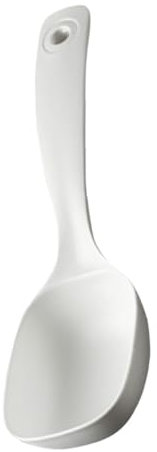 Spoon Rice Dispenser White Soup Ladle Canteen Soup Ladle Canteen Porridge Ladle Rice Ladle Cooking Ladle Large Porridge Scoop Porridge Serving Ladle Long Handle Ladle Cookware Pp CRILSTYLEO